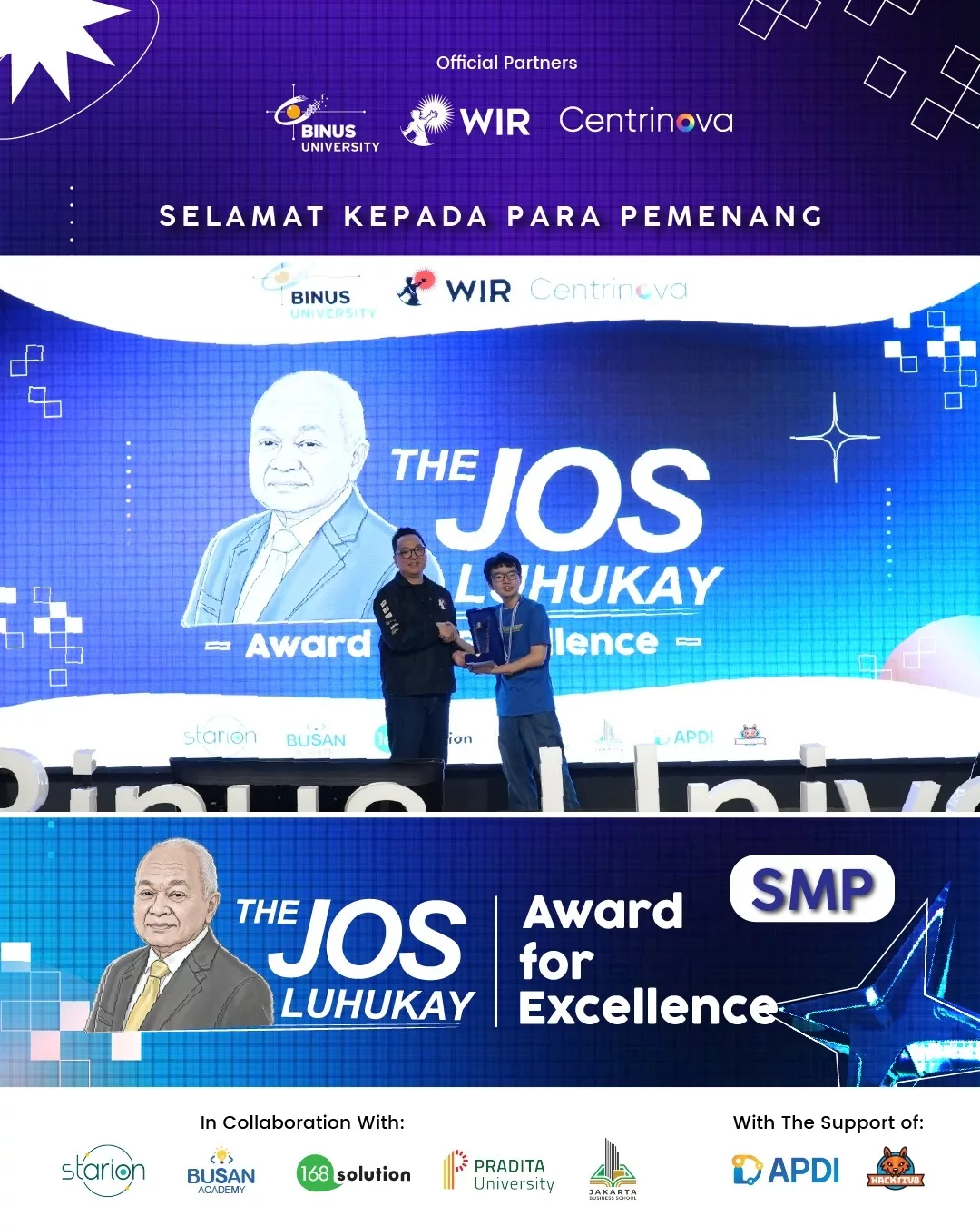 Josh Luhukay Award 2025 - Junior High